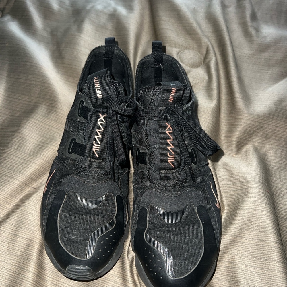 Nike Air Max Black and Bronze Sneakers - Picture 2 of 5